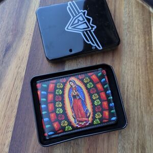 NIB Buckle-Down Men's Bi-fold Wallet‎ - Virgin Mary